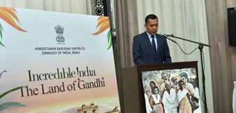 Ambassador: Releasing Postage Stamp on the occasion of the 150th Birth Anniversary of Mahatma Gandhi is a great gesture of Azerbaijan to India