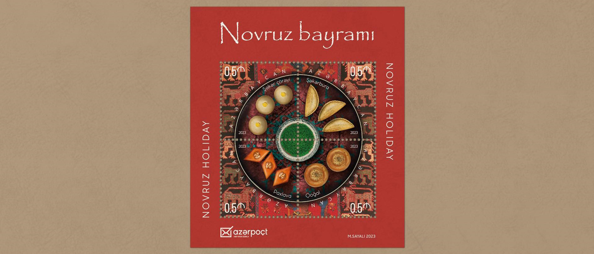 “Azərpoçt” MMC tərəfindən “Novruz bayramı” adlı poçt markası dövriyyəyə buraxılıb.